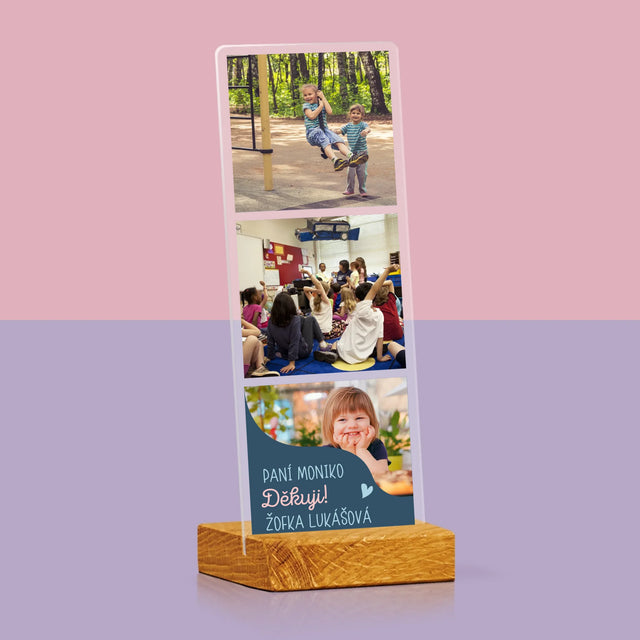 Fotka S Textem: Suvenýr Pro Učitelku Ve Školce - Fotografie Na Akrylovém Skle Fotobudka