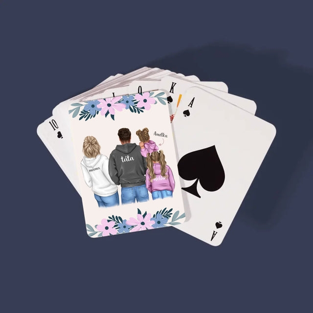 Designér Postav: Rodina S Dětmi - Hrací Karty