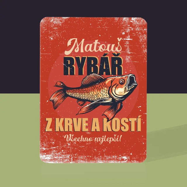 Jméno A Nápis: Rybář Z Krve A Kostí - Hrací Karty