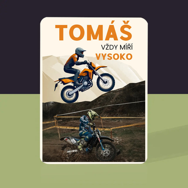 Fotka S Textem: Vždy Míří Vysoko - Hrací Karty