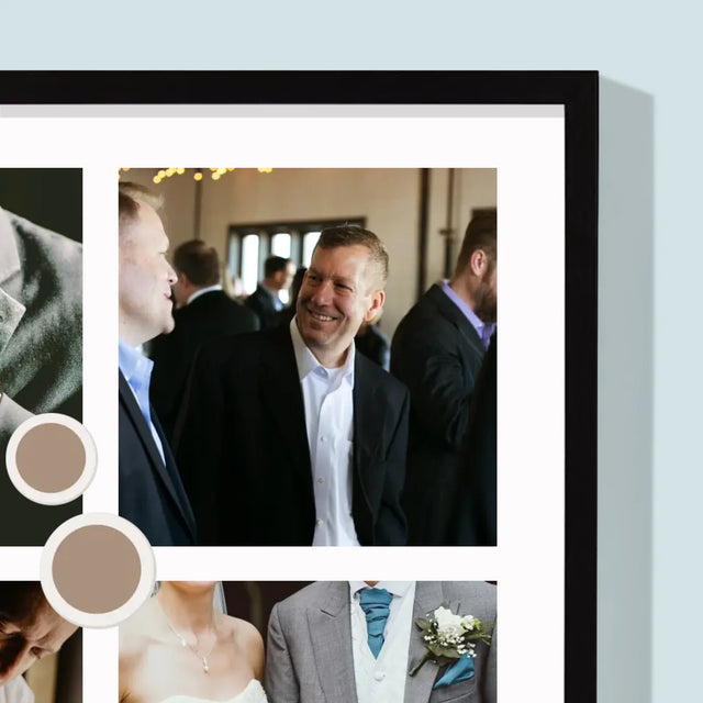 Fotokoláž: Děkovná Koláž Pro Svědka - Tisk V Rámečku