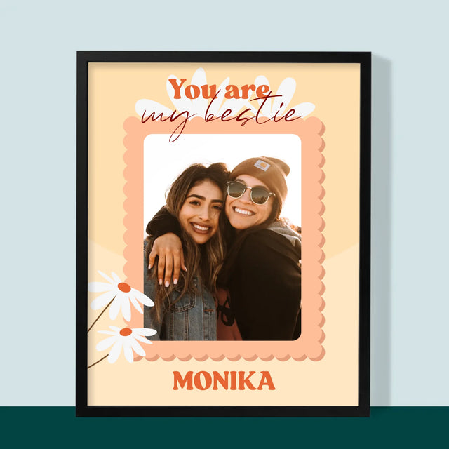 Fotokoláž: Fotky Besties - Tisk V Rámečku