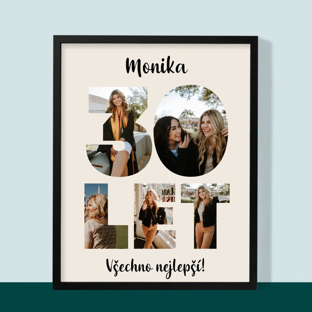 Slovo Z Fotek: 30 Let Z Tvých Fotek - Tisk V Rámečku
