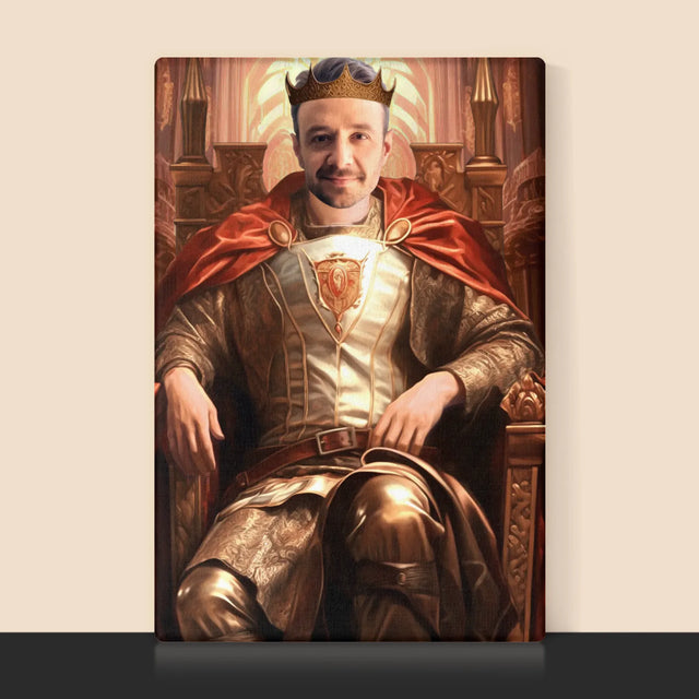 Královský Portrét: Královský Trůn: Královský Portrét - Tisk V Rámečku