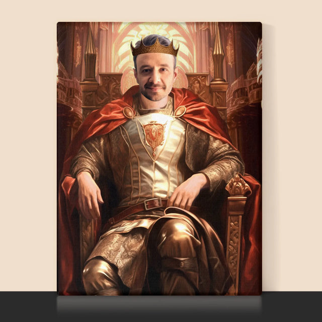 Královský Portrét: Královský Trůn: Královský Portrét - Tisk V Rámečku