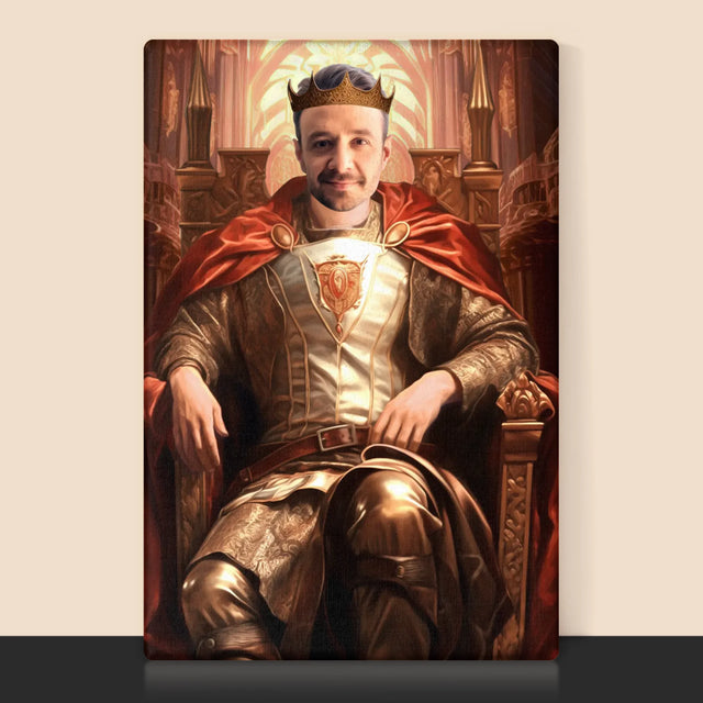 Královský Portrét: Královský Trůn: Královský Portrét - Tisk V Rámečku