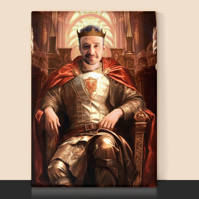 Královský Portrét: Královský Trůn: Královský Portrét - Tisk V Rámečku
