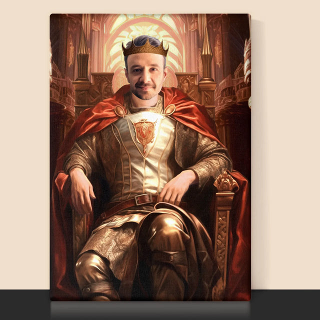 Královský Portrét: Královský Trůn: Královský Portrét - Tisk V Rámečku