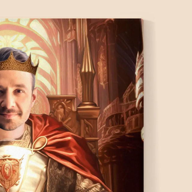 Královský Portrét: Královský Trůn: Královský Portrét - Tisk V Rámečku