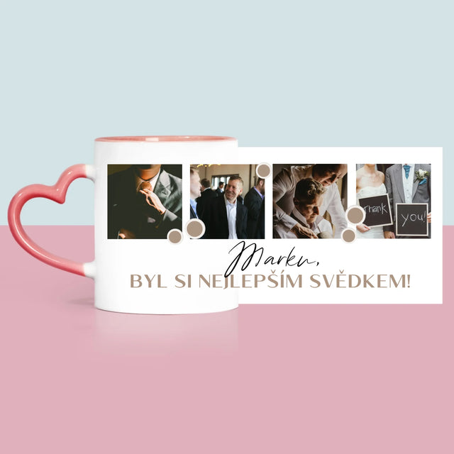 Fotokoláž: Děkovná Koláž Pro Svědka - Hrnek