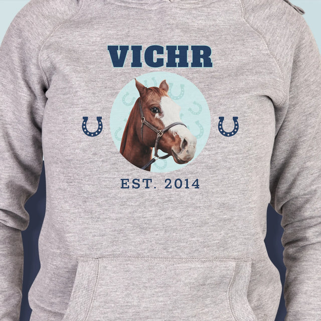 Tvoje Postava: Tvůj Kůň - Dámská Mikina S Kapuci