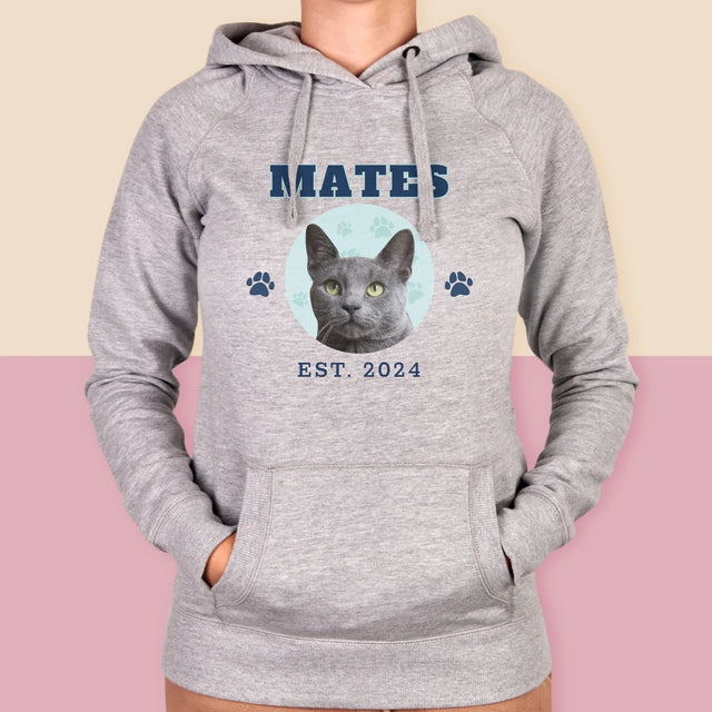 Tvoje Postava: Tvoje Kočka - Dámská Mikina S Kapuci