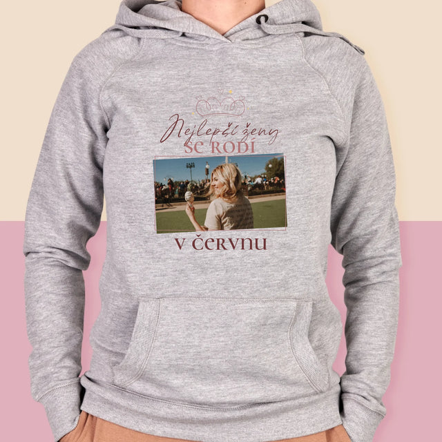 Fotka S Textem: Nejlepší Ženy - Dámská Mikina S Kapuci