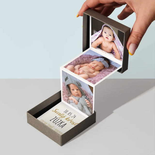 Fotokoláž: Svatý Křest Kříž - Fotoalbum Harmonika