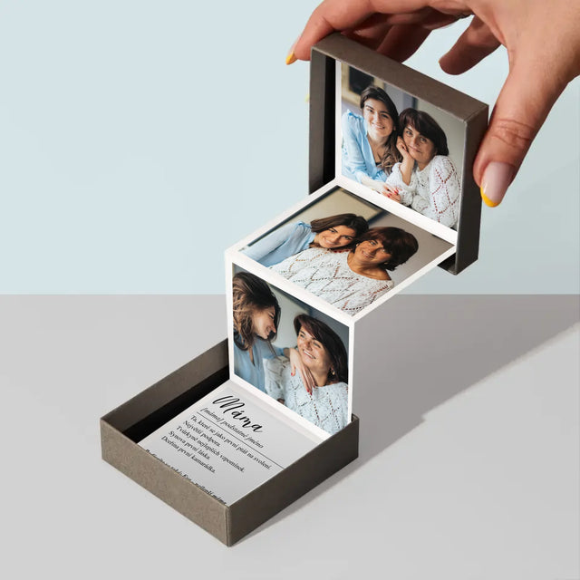 Fotka S Textem: Máma Definice - Fotoalbum Harmonika