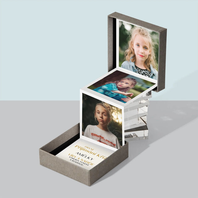 Fotokoláž: První Přijímání Kříž - Fotoalbum Harmonika