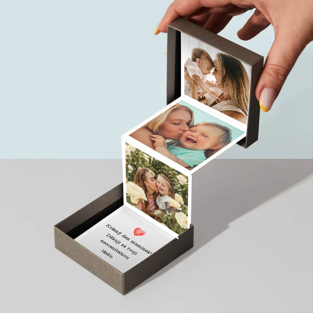 Fotka S Textem: Blahopřání Pro Mámu - Fotoalbum Harmonika