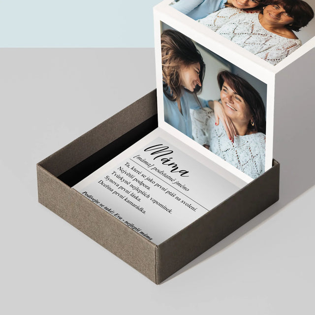 Fotka S Textem: Máma Definice - Fotoalbum Harmonika