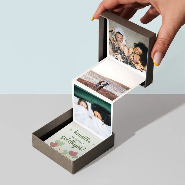 Fotka S Textem: Půjdeš Mi Za Svědkyni Květiny - Fotoalbum Harmonika