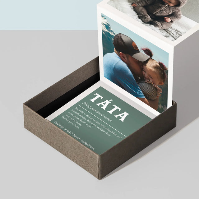 Fotka S Textem: Táta Definice - Fotoalbum Harmonika