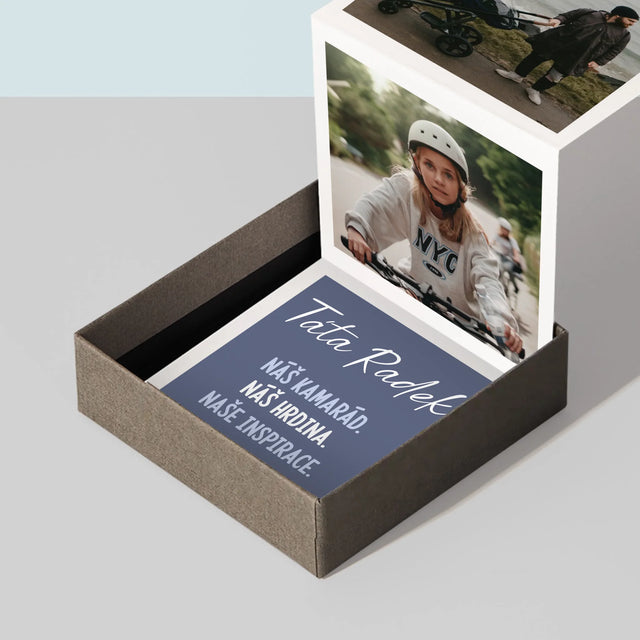 Fotokoláž: Táta Kamarád - Fotoalbum Harmonika