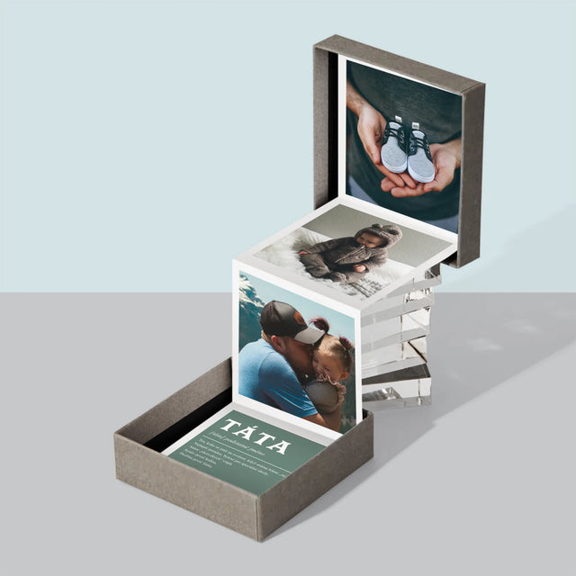 Fotka S Textem: Táta Definice - Fotoalbum Harmonika