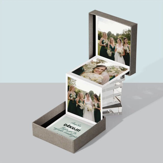 Fotka S Textem: Byla Jsi Ta Nejlepší Svědkyně - Fotoalbum Harmonika