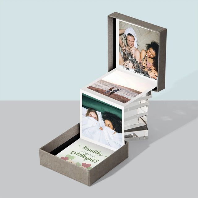 Fotka S Textem: Půjdeš Mi Za Svědkyni Květiny - Fotoalbum Harmonika