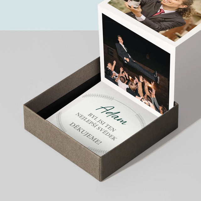 Fotka S Textem: Byl Jsi Ten Nejlepší Svědek - Fotoalbum Harmonika