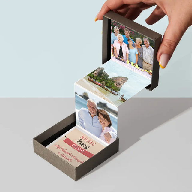 Jméno A Nápis: Šťastný Důchod - Fotoalbum Harmonika