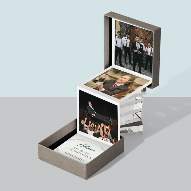 Fotka S Textem: Byl Jsi Ten Nejlepší Svědek - Fotoalbum Harmonika