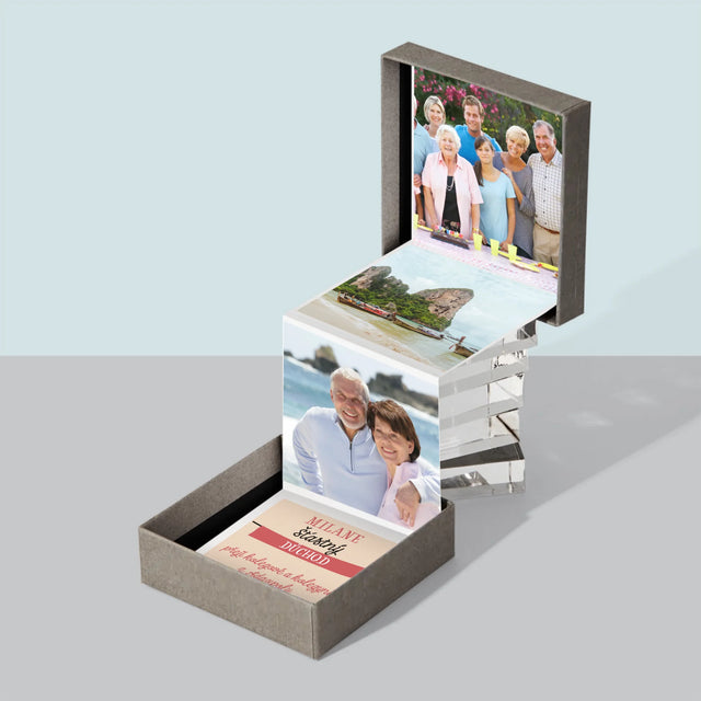 Jméno A Nápis: Šťastný Důchod - Fotoalbum Harmonika