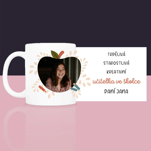 Fotka S Textem: Učitelka Ve Školce - Dárková Sada S Hrnkem, Čajem A Sladkostmi