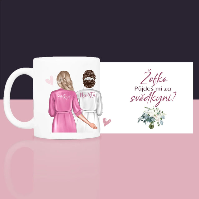 Designér Postav: Půjdeš Mi Za Svědkyni - Dárková Sada S Hrnkem, Čajem A Sladkostmi