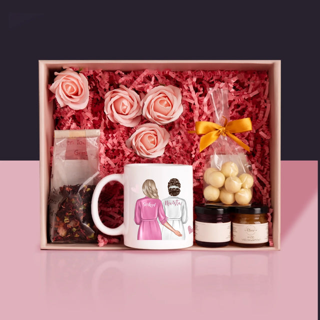 Designér Postav: Půjdeš Mi Za Svědkyni - Dárková Sada S Hrnkem, Čajem A Sladkostmi