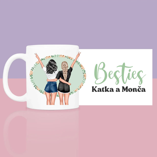 Designér Postav: Best Friends - Dárková Sada S Hrnkem A Růžovým Spa