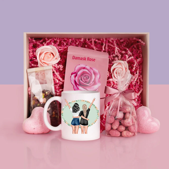 Designér Postav: Best Friends - Dárková Sada S Hrnkem A Růžovým Spa