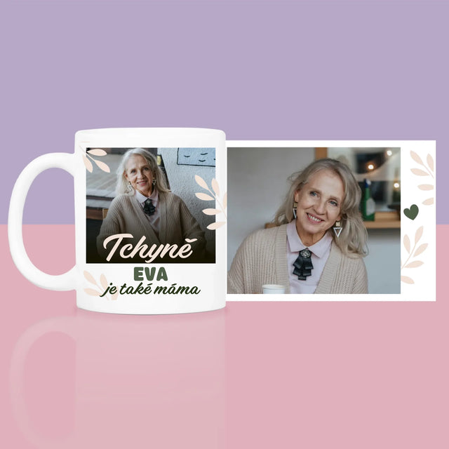 Fotokoláž: Tchyně Je Také Máma - Dárková Sada S Hrnkem A Růžovým Spa