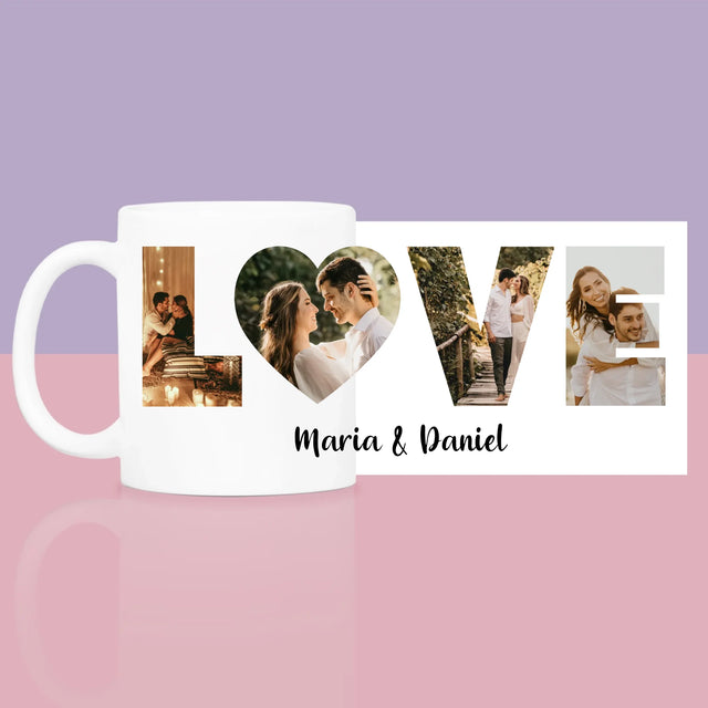 Slovo Z Fotek: Love - Dárková Sada S Hrnkem A Růžovým Spa