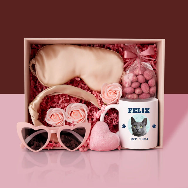 Tvoje Postava: Tvoje Kočka - Dárková Sada S Hrnkem A Saténovou Čelenkou