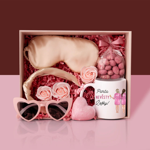 Designér Postav: Parta Nevěsty - Dárková Sada S Hrnkem A Saténovou Čelenkou