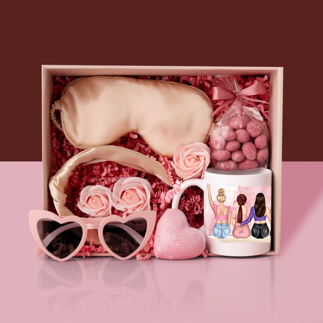 Designér Postav: Girls Squad - Dárková Sada S Hrnkem A Saténovou Čelenkou