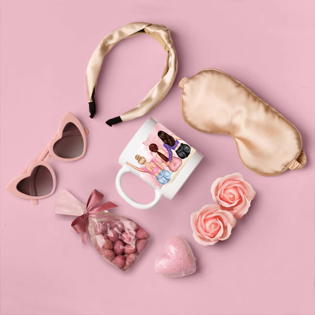 Designér Postav: Girls Squad - Dárková Sada S Hrnkem A Saténovou Čelenkou