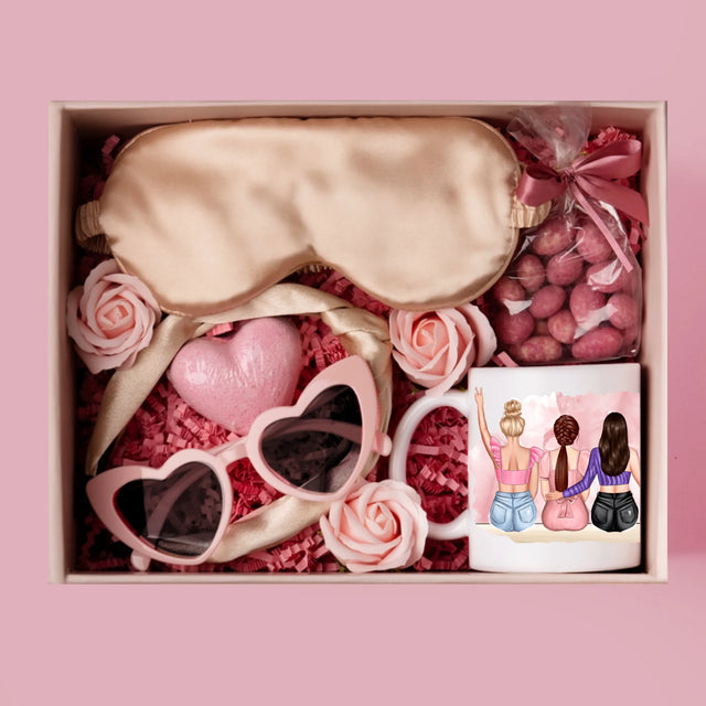 Designér Postav: Girls Squad - Dárková Sada S Hrnkem A Saténovou Čelenkou