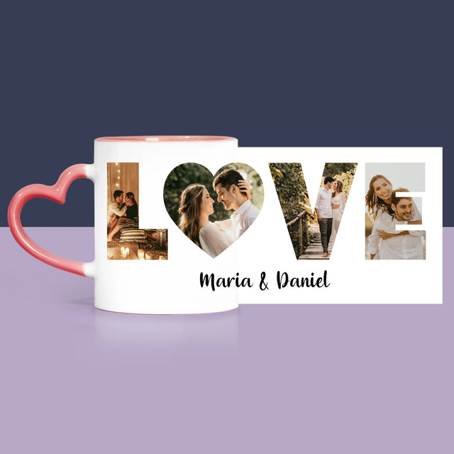 Slovo Z Fotek: Love - Dárková Sada S Hrnkem, Plyšovým Medvídkem A Sladkostmi