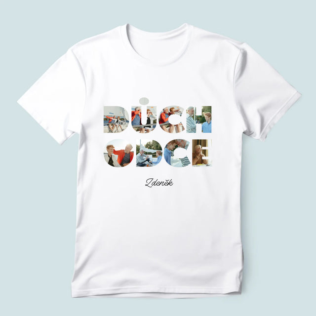 Slovo Z Fotek: Důchodce - Pánské Tričko