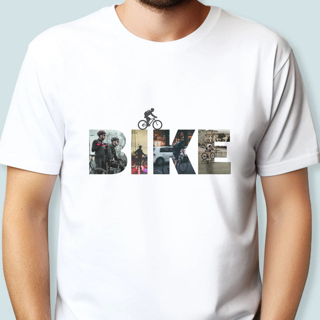 Slovo Z Fotek: Bike - Pánské Tričko
