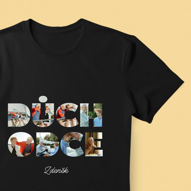 Slovo Z Fotek: Důchodce - Pánské Tričko