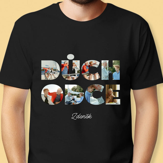 Slovo Z Fotek: Důchodce - Pánské Tričko