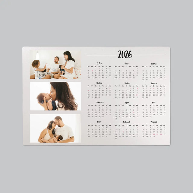 Fotokoláž: Tvůj Kalendář - Podložka Na Psací Stůl